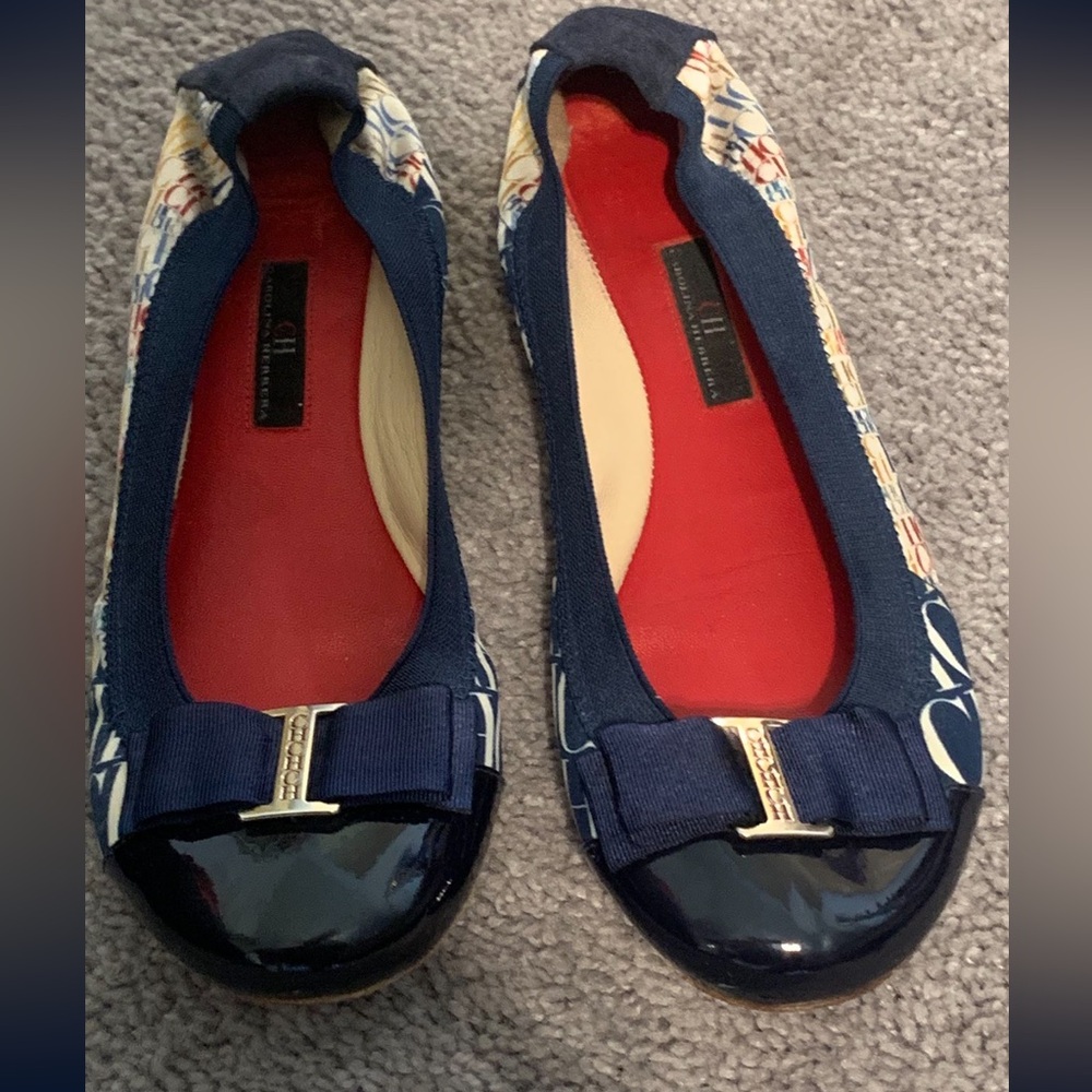 Dior Women's Blue Ballet Flats